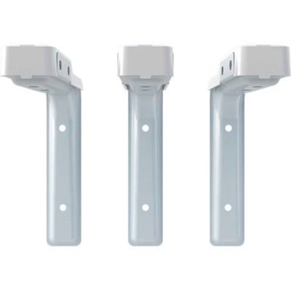 Vts America Inc Mounting Brackets For Global Industrial„¢ Wing Air Curtain 150 & 200, White, 3/Pack 1-4-2801-0192